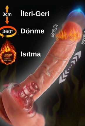 Ultra Realistik Istma leri Geri ve Dnme Fonksiyonlu Gereki Vibratr